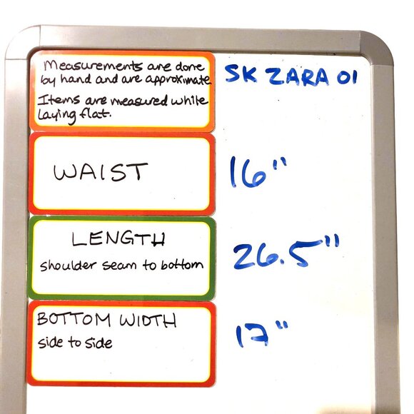 NWOT Zara Basic Black Thick Ponte Pintuck Knit Knee Length Pencil Skirt M - Picture 8 of 8